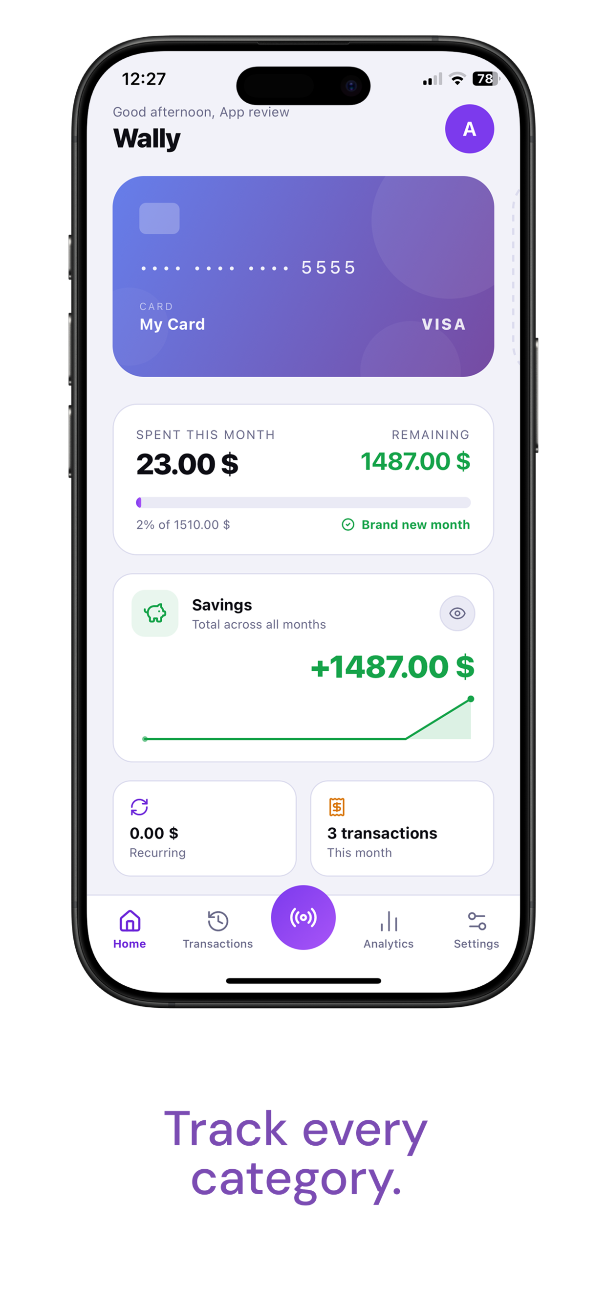 Wally app screenshot 3